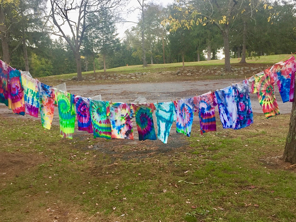 You're never too old for tie dye