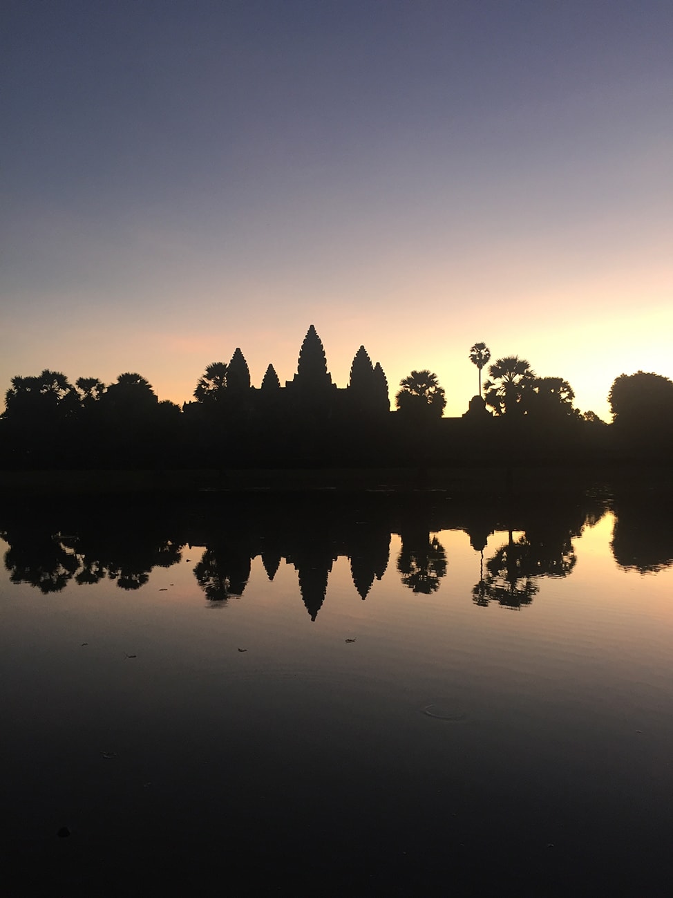 Reflection of Angkor Wat at Sunrise