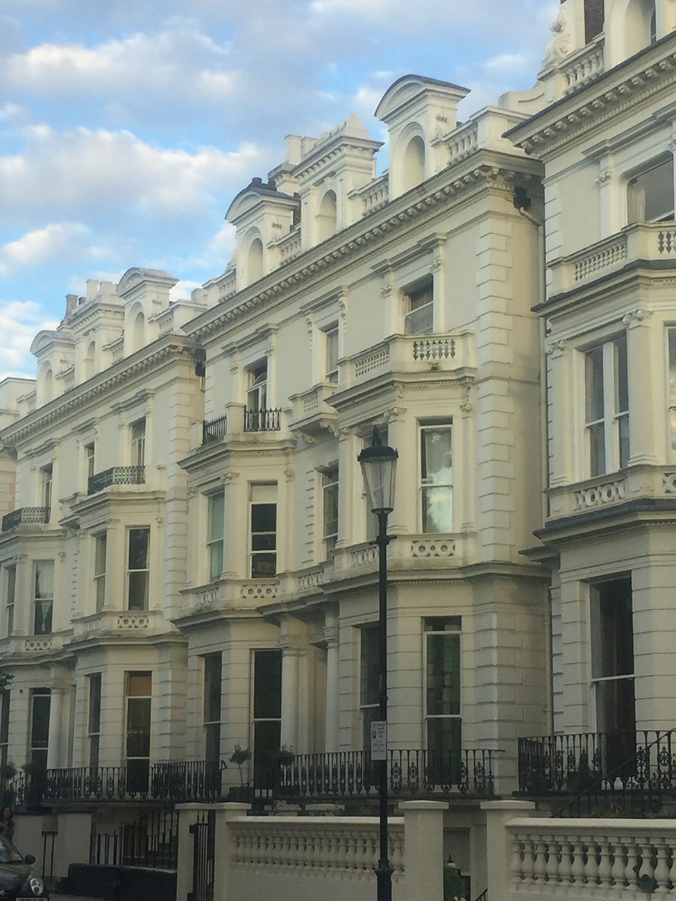 While London row houses