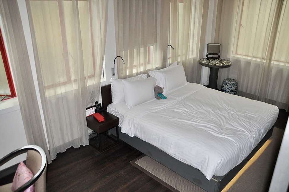 Double Deluxe room at the Amoy Hotel