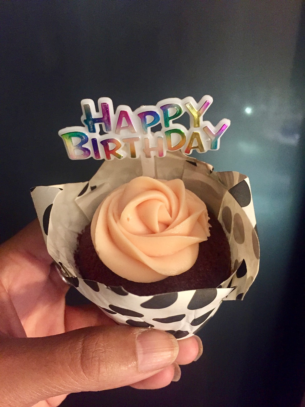 Happy Birthday Cupcake from the Amoy Hotel