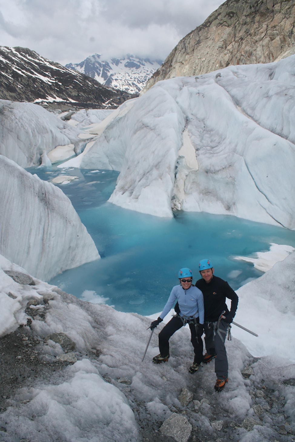 Rob and Niamh Ward take on an ice climbing adventure