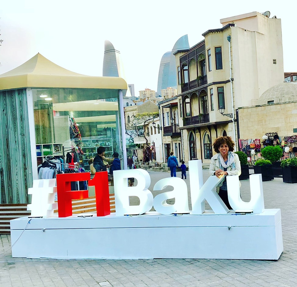 Formula 1 Baku sign