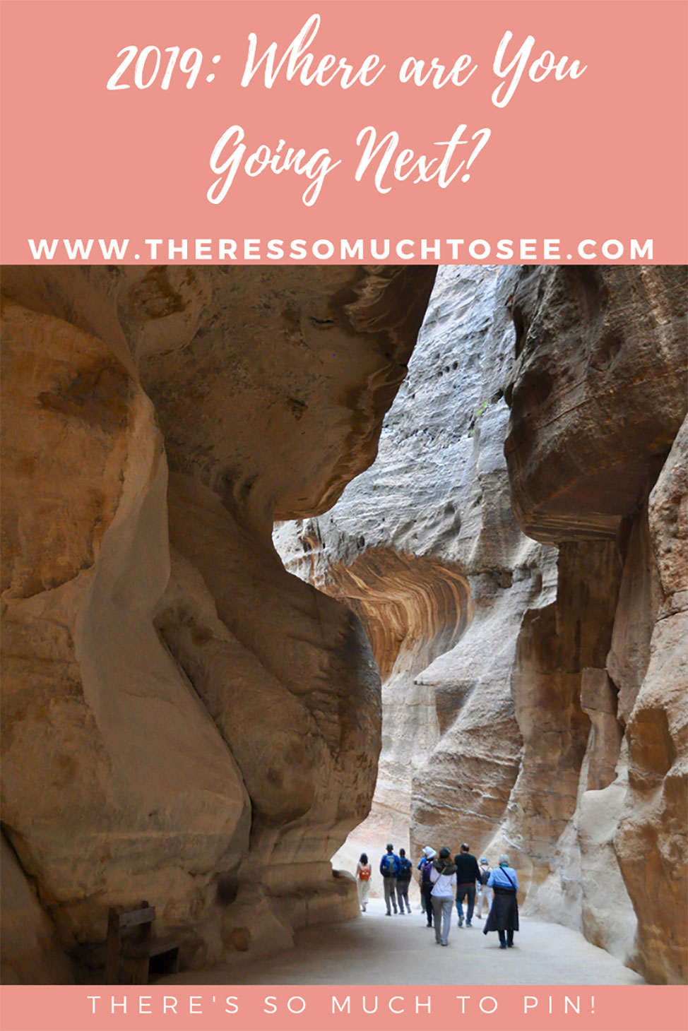 Pinnable Image with a photo of Petra in Jordan